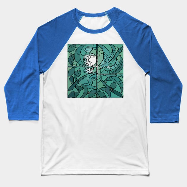 Bright Moon Baseball T-Shirt by Sorgetown